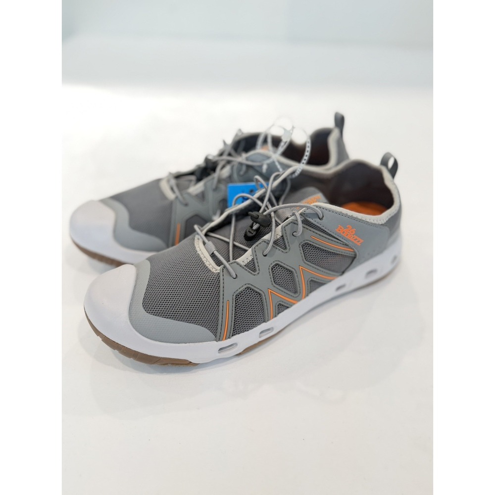 26 BoneZZZ Flozzz HydroPro Water Shoes Men's Size 12 Gray Orange New No Box